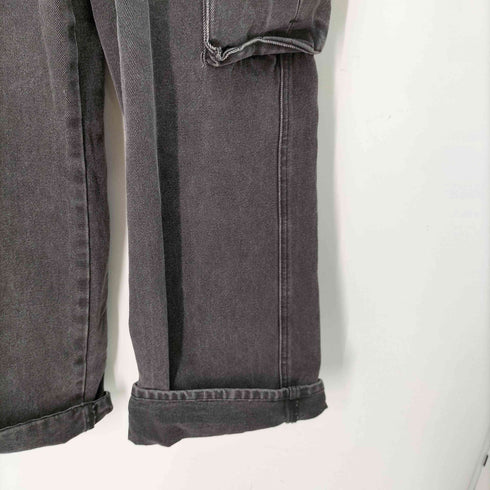 ワイド カーゴ デニム パンツ レディース