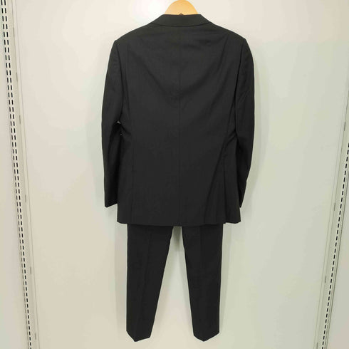 ヒルトン HILTON ストライプ 2B テーラードジャケット + パンツスーツ セットアップ メンズ