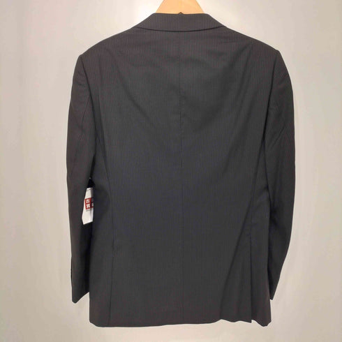 ヒルトン HILTON ストライプ 2B テーラードジャケット + パンツスーツ セットアップ メンズ