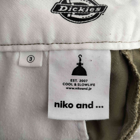 ディッキーズ Dickies 別注 ワイドワークパンツ レディース JPN:3