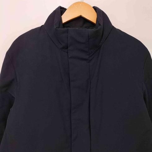 ユニクロ UNIQLO Lサイズ ブラックハイブリッドダウンコート メンズ import:L