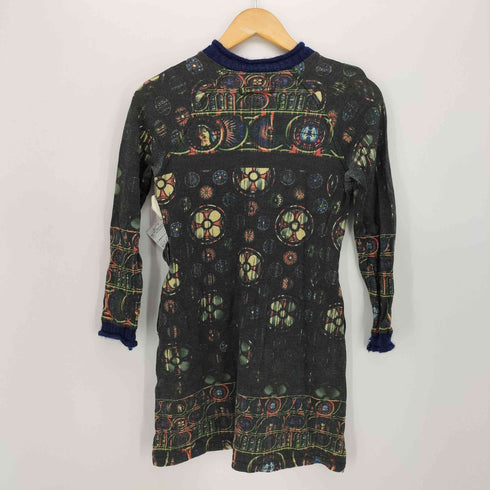 ジャンポールゴルチエクラシック Jean Paul GAULTIER CLASSIQUE 90S 曼荼羅 柄 プリント L/S ニット カットソー レディース DE:40