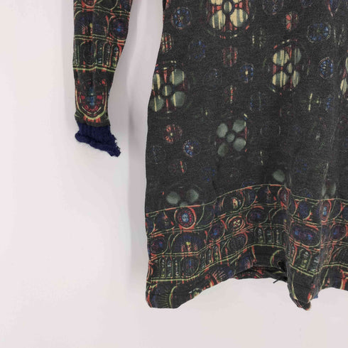 ジャンポールゴルチエクラシック Jean Paul GAULTIER CLASSIQUE 90S 曼荼羅 柄 プリント L/S ニット カットソー レディース DE:40