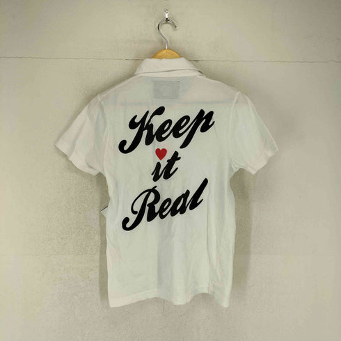 クレイジーデビル CRAZY DEVIL Y2K ラインストーン S/Sポロシャツ メンズ JPN:M