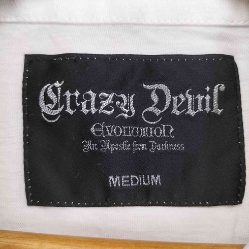 クレイジーデビル CRAZY DEVIL Y2K ラインストーン S/Sポロシャツ メンズ JPN:M