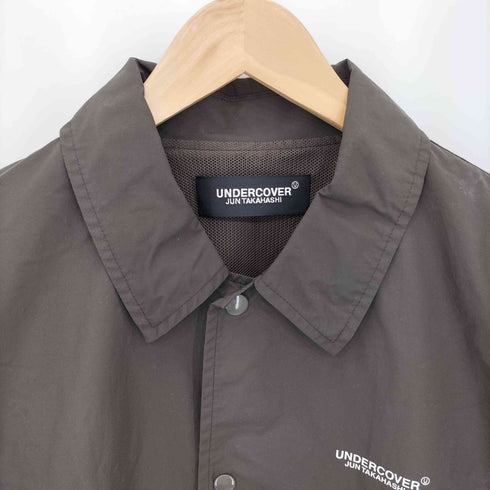 アンダーカバー UNDERCOVER 裏地メッシュ バックプリント ナイロン コーチジャケット メンズ JPN:4