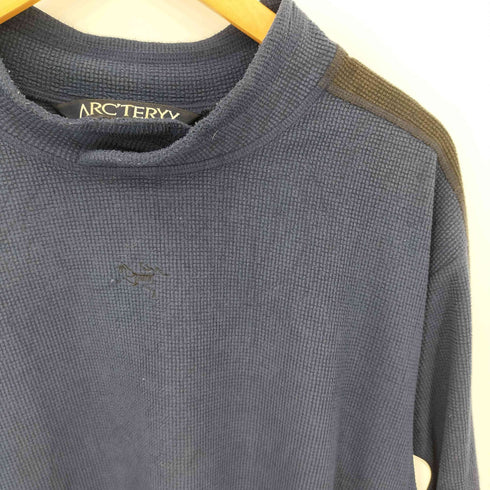 アークテリクス ARCTERYX 00s Delta LT Jersey デルタLT フリース ロゴ刺繍 切替 ツートン モックネック シャツ メンズ import:L