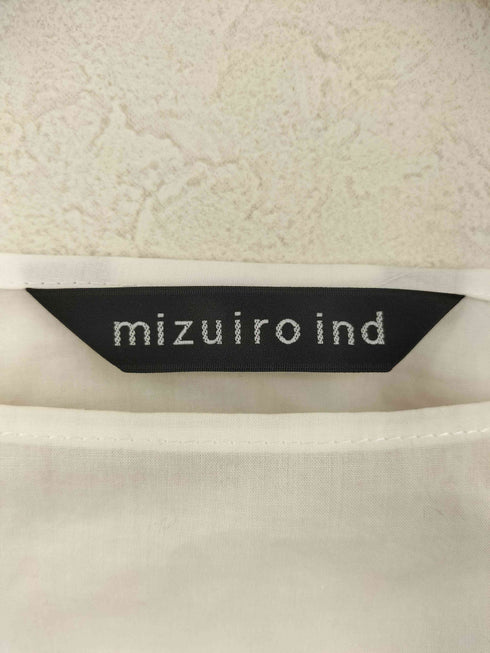 ミズイロインド mizuiro ind 紐付き ブラウス レディース