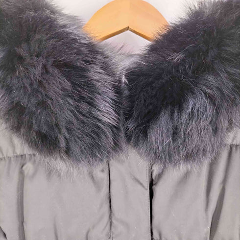 セシルマクビー CECIL McBEE フォックスファー Aライン ダウンジャケット レディース JPN:M