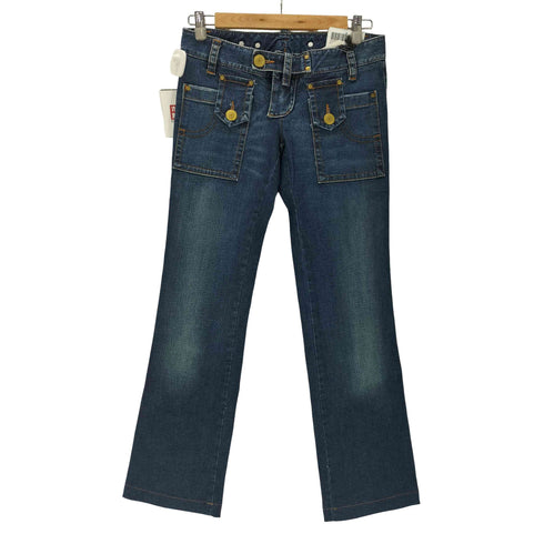 ディースクエアード DSQUARED2 Y2K フレア デニムブッシュパンツ レディース 40
