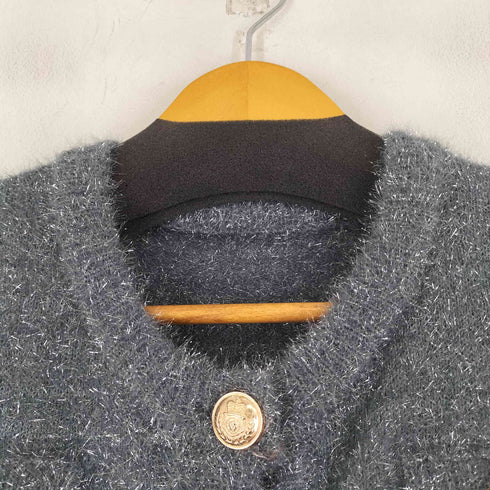 グレイル GRL 金ボタンシャギーニットカーディガン レディース FREE