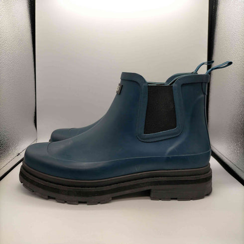 エーグル AIGLE SOFT RAIN M2 ロゴパッチ ハイカット レイン ブーツ サイドゴア ブーツ メンズ JPN:27