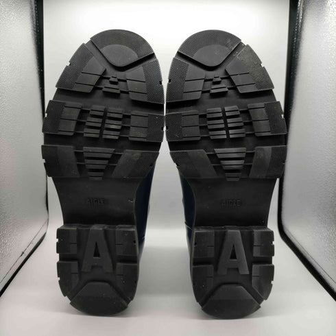 エーグル AIGLE SOFT RAIN M2 ロゴパッチ ハイカット レイン ブーツ サイドゴア ブーツ メンズ JPN:27