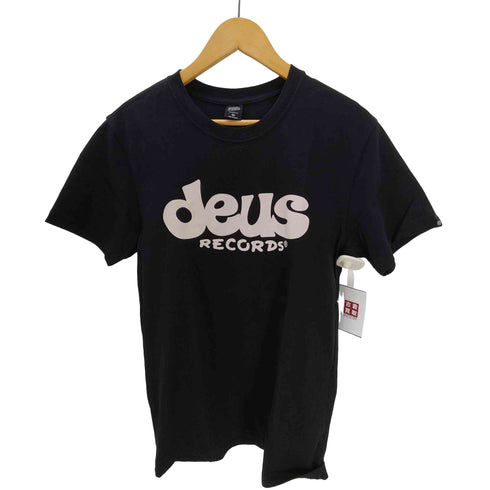 デウスエクスマキナ Deus Ex Machina DEUS RECORDS SMILE TEE プリント 半袖 Tシャツ メンズ import:M