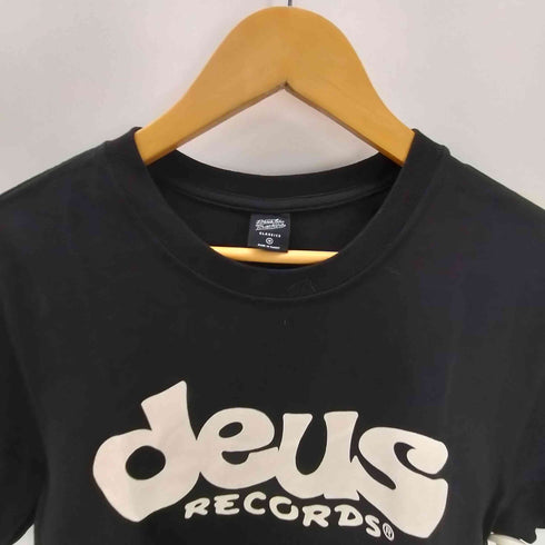 デウスエクスマキナ Deus Ex Machina DEUS RECORDS SMILE TEE プリント 半袖 Tシャツ メンズ import:M