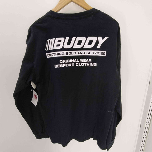 GILDAN ボディ BUDDY CLOTHING SOLD AND SERVICED 両面 プリント L/S Tシャツ メンズ import:L
