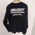 GILDAN ボディ BUDDY CLOTHING SOLD AND SERVICED 両面 プリント L/S Tシャツ メンズ import:L