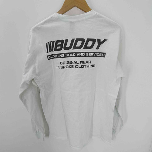 GILDAN ボディ BUDDY CLOTHING SOLD AND SERVICED 両面 プリント L/S Tシャツ メンズ import:M