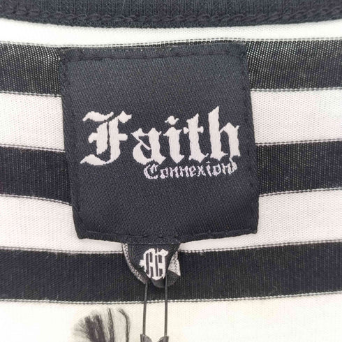 フェイスコネクション FAITH CONNEXION Y2K ハートデザイン ボーダー タンクトップ メンズ 34