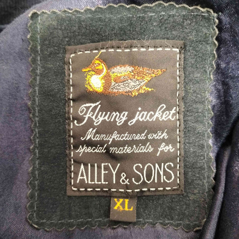 alley & sons スエードレザーブルゾン メンズ import:XL