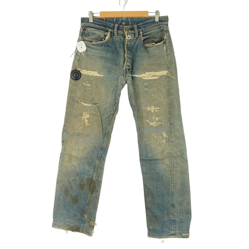 リーバイス Levis 70S 66前期 501 エルパソ製 ボタン裏6 赤耳 デニムパンツ メンズ