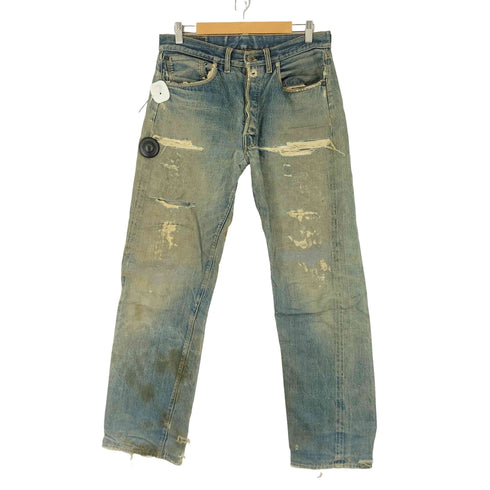 リーバイス Levis 70S 66前期 501 エルパソ製 ボタン裏6 赤耳 デニムパンツ メンズ