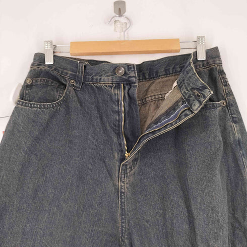 MUHE T ダメージ加工 バギーデニムパンツ メンズ JPN:L