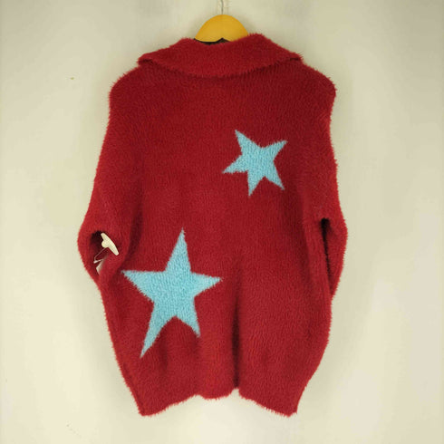 Sibra 星柄 スキッパー シャギーニット レディース