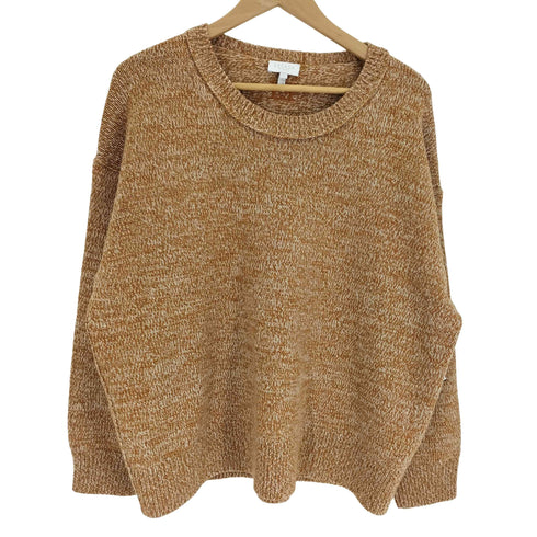 エスカーダスポーツ ESCADA SPORT リブ編み 背面ロゴ刺繍 ウール ニット セーター メンズ JPN:L