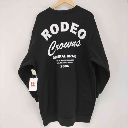 ロデオクラウンズワイドボウル RCWB/RODEO CROWNS WIDE BOWL バックロゴ ルーズ スウェット ワンピース レディース FREE