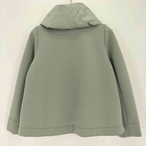 ストロベリーフィールズ STRAWBERRY-FIELDS 比翼ジップ 袖切替 ダウンジャケット レディース JPN:2