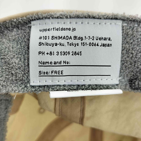 UPPER FIELD UFO刺繍 6パネルキャップ メンズ