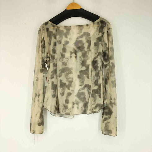 shang pin 総柄シアートップス レディース