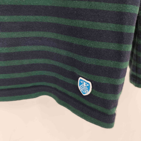 オーシバル ORCIVAL フランス製 ボートネック ボーダー柄 長袖Tシャツ カットソー レディース