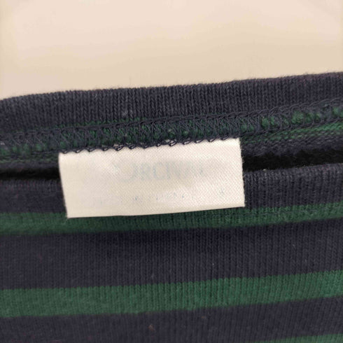オーシバル ORCIVAL フランス製 ボートネック ボーダー柄 長袖Tシャツ カットソー レディース