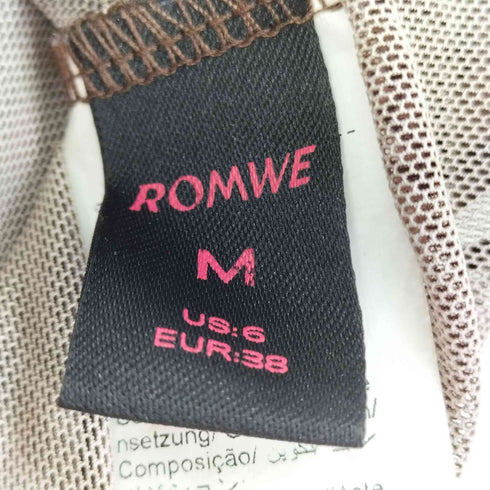 romwe ペイズリー柄チューブトップ レディース
