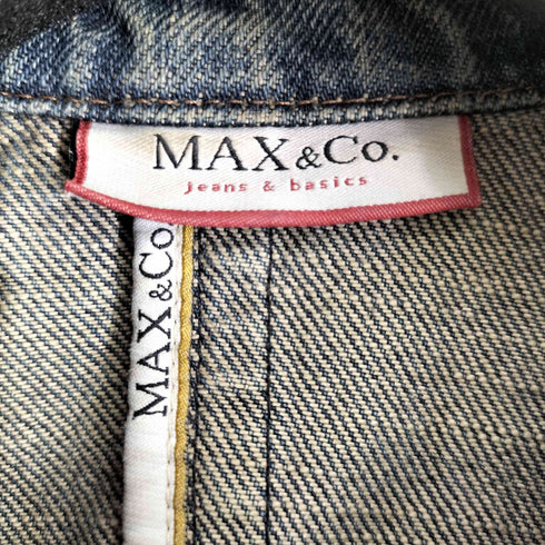 マックスアンドコー MAX&CO. ベルト付きデニムジャケット レディース