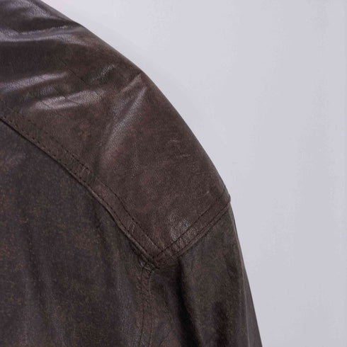 CLASSIC COSI G-1 TYPE GENUINE LEATHER Flight Jacket 裏地総柄 G-1型 リアル レザー フライト ジャケット メンズ