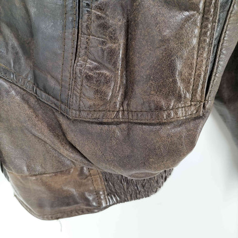 CLASSIC COSI G-1 TYPE GENUINE LEATHER Flight Jacket 裏地総柄 G-1型 リアル レザー フライト ジャケット メンズ
