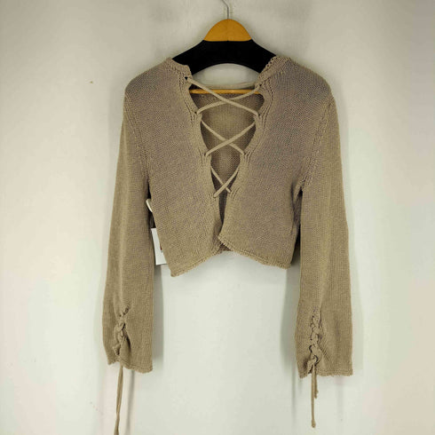 ザラ ZARA シアーニットトップス レディース import:M