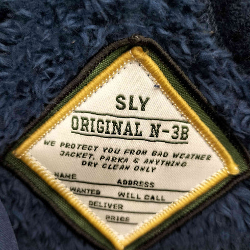 スライ SLY N-3B リアルファー ミリタリー モッズコート Y2K フェアリーグランジ ファイヤーマンフック レディース JPN:1