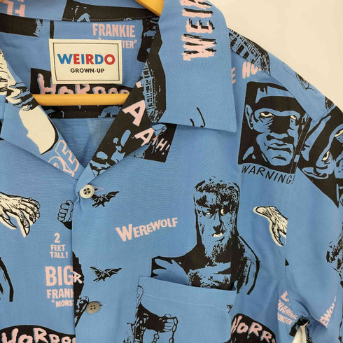 ウィアード WEIRDO HORROR MAGAZINE S/S SHIRTS マガジン アロハ 半袖シャツ メンズ M
