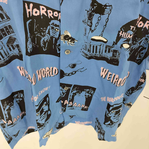 ウィアード WEIRDO HORROR MAGAZINE S/S SHIRTS マガジン アロハ 半袖シャツ メンズ M