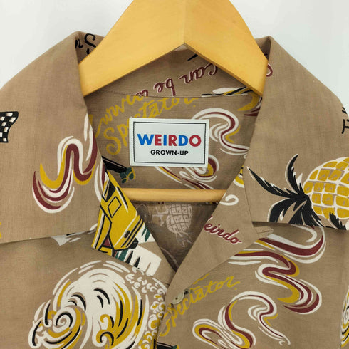 ウィアード WEIRDO WEIRDO HUT S/S SHIRTS ウィアードハット アロハ 半袖シャツ メンズ M