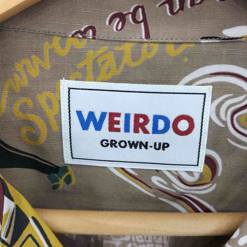 ウィアード WEIRDO WEIRDO HUT S/S SHIRTS ウィアードハット アロハ 半袖シャツ メンズ M