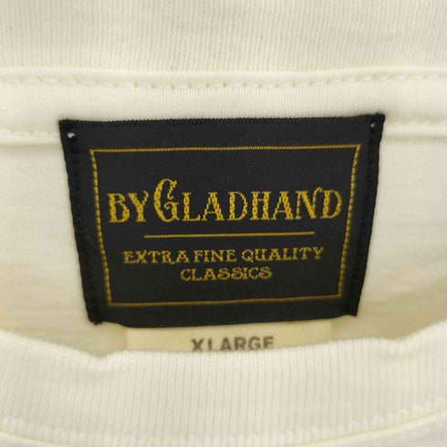 バイグラッドハンド BY GLADHAND RED GENT S/S T-SHIRTS レッドジェント 両面ロゴプリント クルーネック半袖Tシャツ カットソー メンズ XL