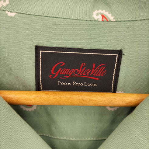 ギャングスタビル GANGSTERVILLE DIEGO S/S SHIRTS ディエゴ 総柄デザイン アロハ 半袖シャツ メンズ L