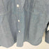 オールドクロウ OLD CROW CROW L/S WORK SHIRTS フロントポケット デニムシャンブレー長袖シャツ メンズ M