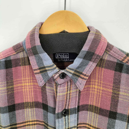 ポロバイラルフローレン Polo by RALPH LAUREN 90s フランネルチェックシャツ メンズ JPN:M