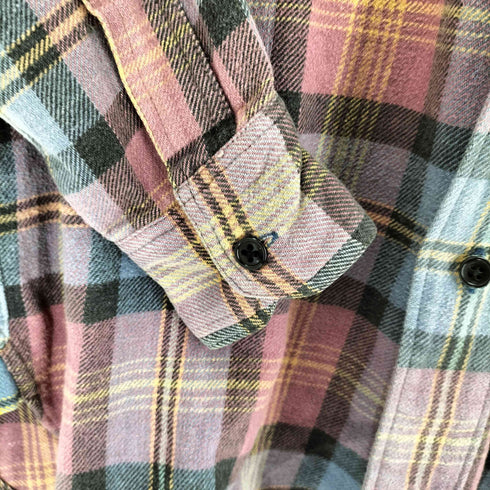 ポロバイラルフローレン Polo by RALPH LAUREN 90s フランネルチェックシャツ メンズ JPN:M